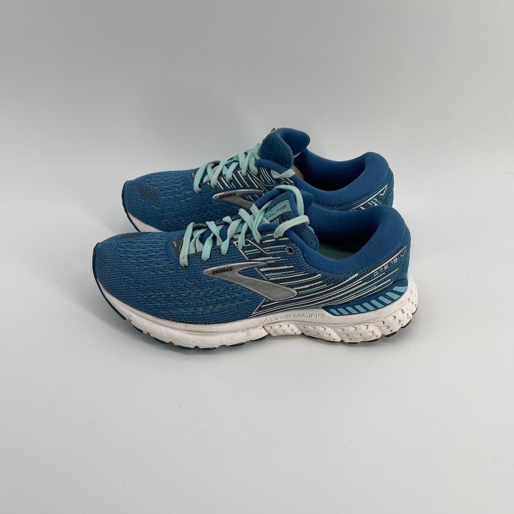 Brooks Adrenaline GTS 19 Womens Running Shoes Blue 1202841B417 Size 8